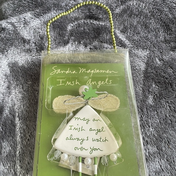Department 56 Sandra Magsamen Artful Irish Angels Ornament Collectible NWT - Picture 4 of 9